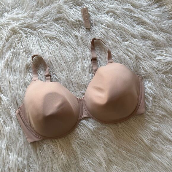 Skims Fits Everybody T-Shirt Bra Clay Size 46DDD - Picture 3 of 9